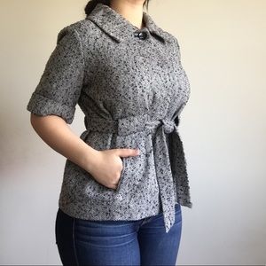 🐺B&W Wool Jacket